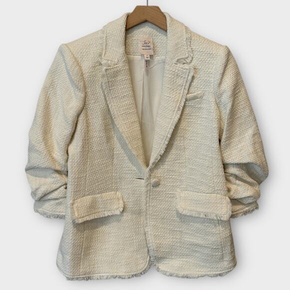 Cinq à Sept Khloe Bouclé Blazer Size 8 - Picture 9 of 14